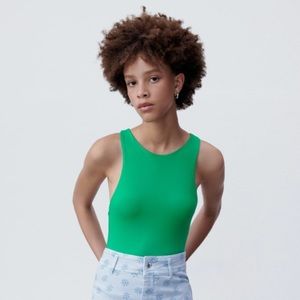 NEW Zara Halterneck Bodysuit Size Small